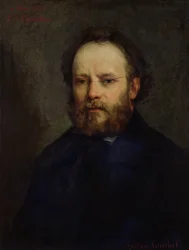 Portrait de Pierre Joseph Proudhon (1809-65) 1865